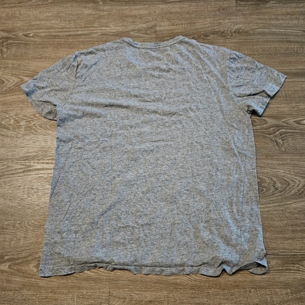 Polo Ralph Lauren T Shirt Mens Medium Gray Pony Logo Casual Cotton Tee - Picture 8 of 8